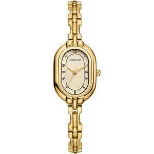 Cheetah Women's Gold Gold Bangle Small Vintage Bracelet Waterproof Watch